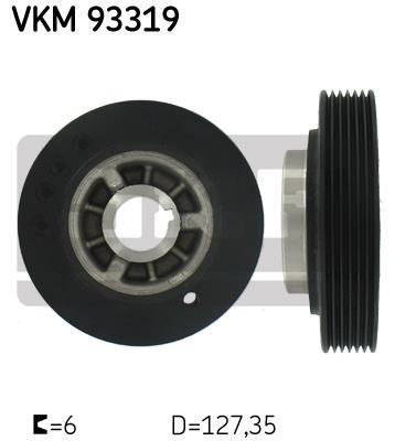 Poulie damper (Poulie de vilebrequin) SKF VKM 93319